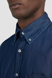 Chemise à poches - Bleu clair Jeans