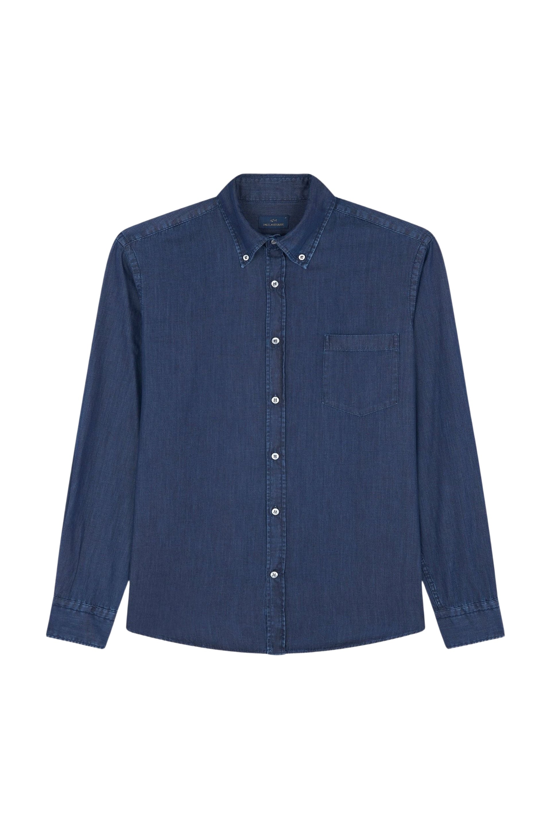 Chemise à poches - Bleu clair Jeans