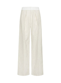 Pantalon avec broderie En Fleur en laine - Neve