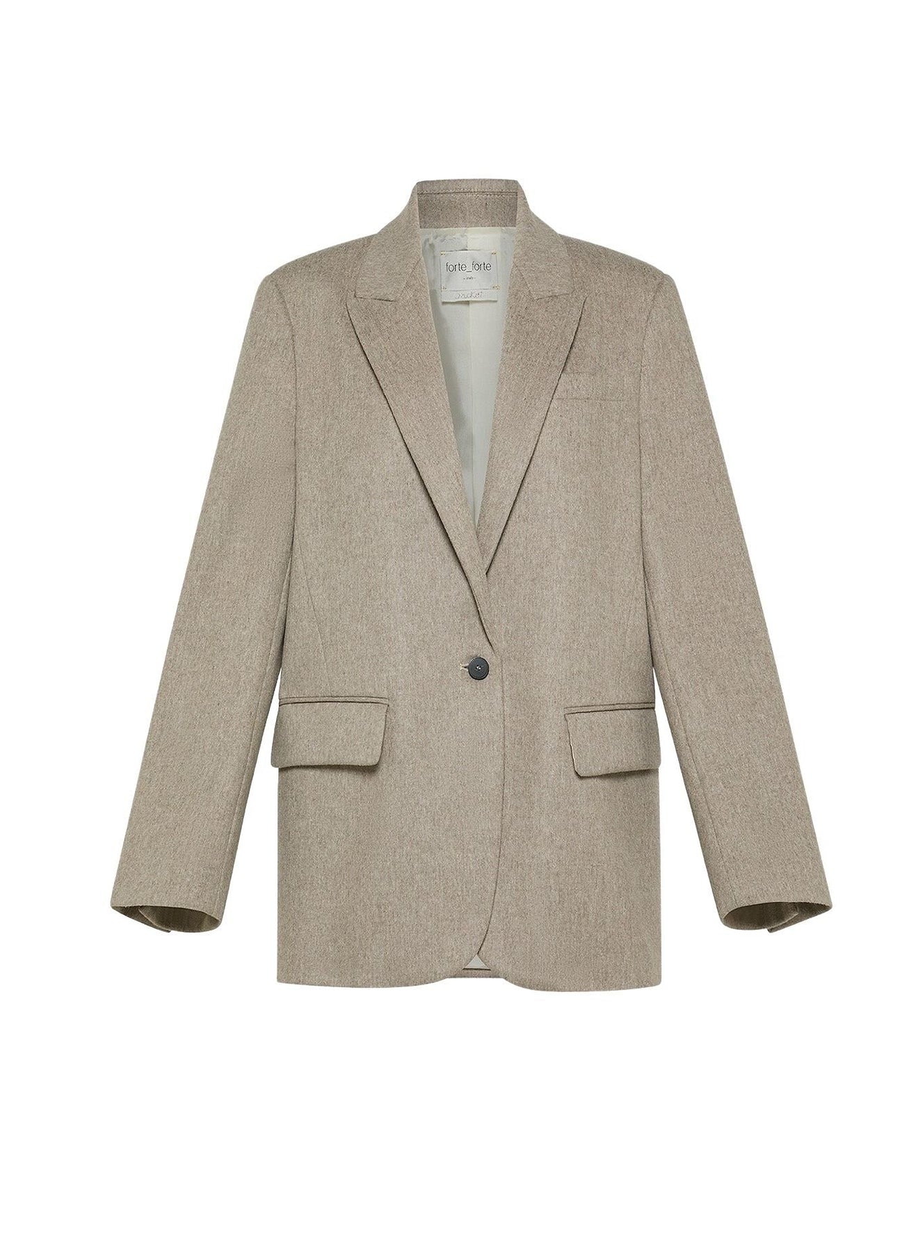 Blazer boutonné en laine - Cashmere