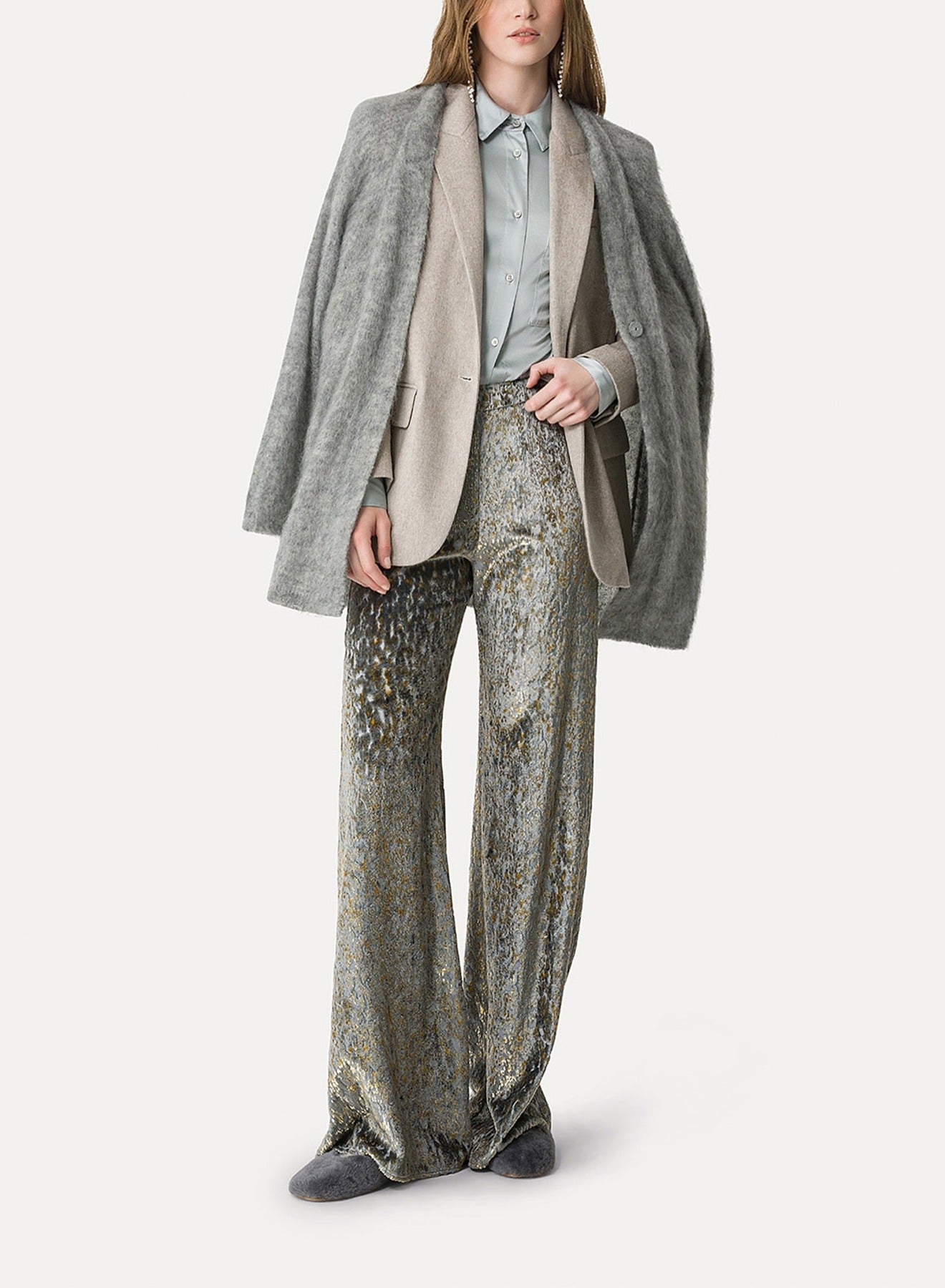 Blazer boutonné en laine - Cashmere