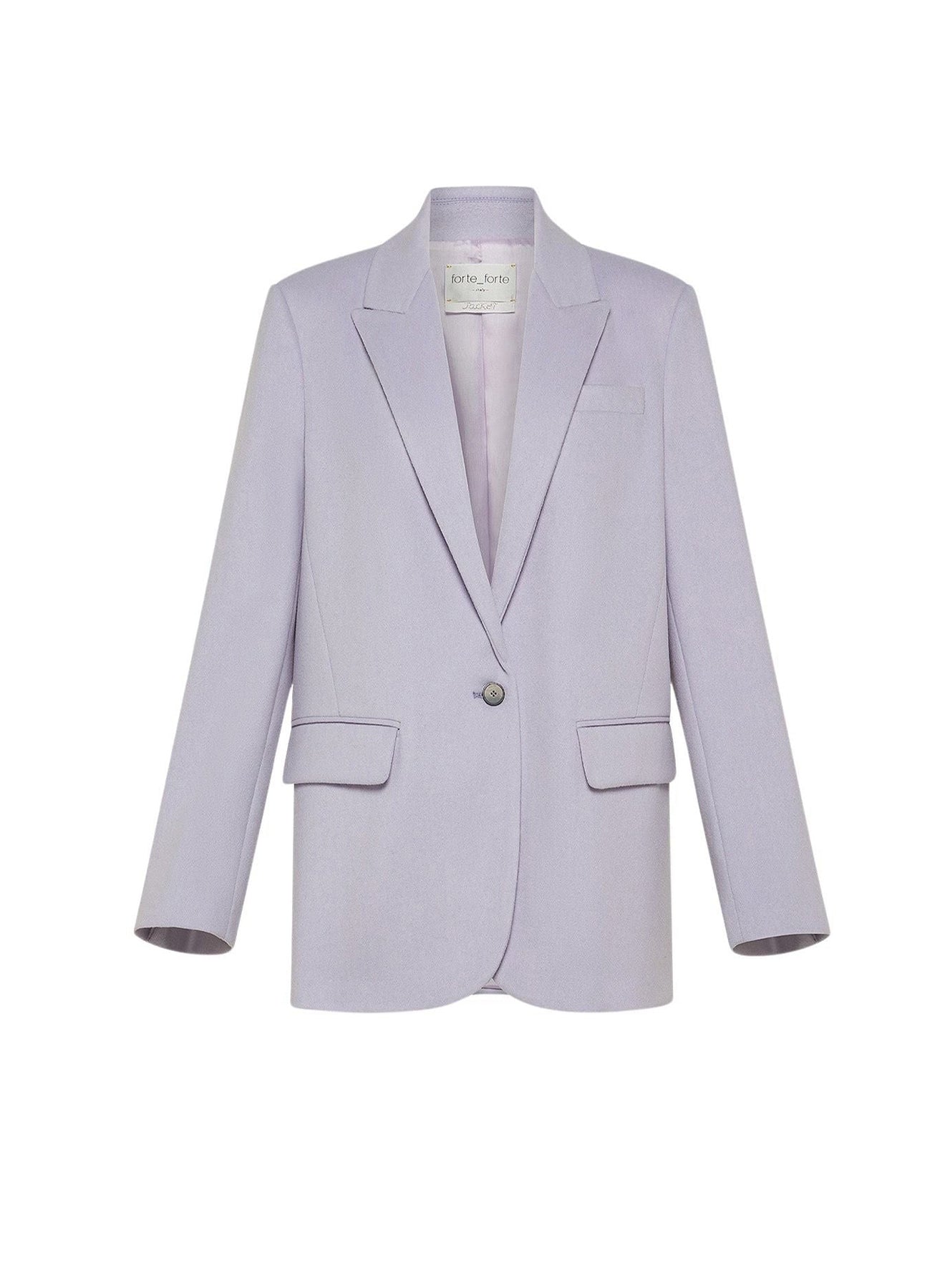 Blazer boutonné en laine - Lilla