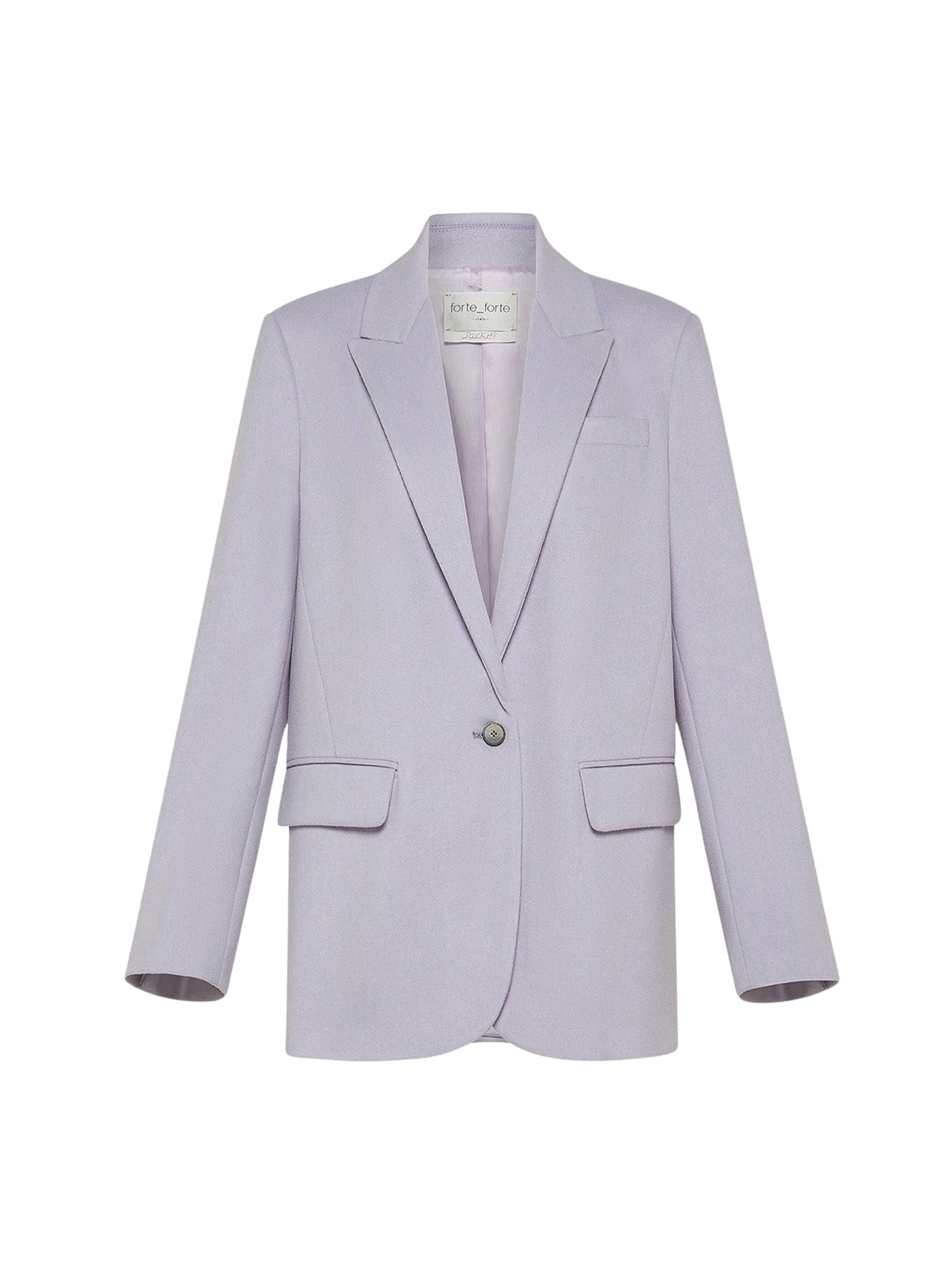 Blazer boutonné en laine - Lilla