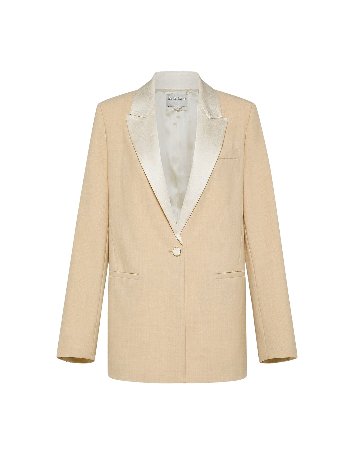 Veste en toile mélangée de laine - Honey