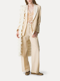 Veste en toile mélangée de laine - Honey