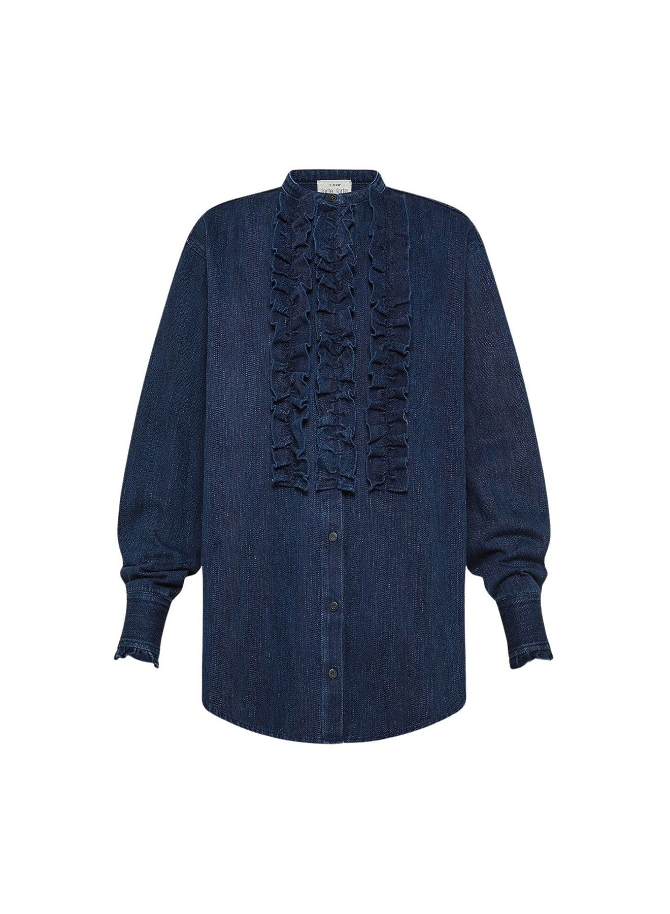 Chemise en soie à volants - Indaco