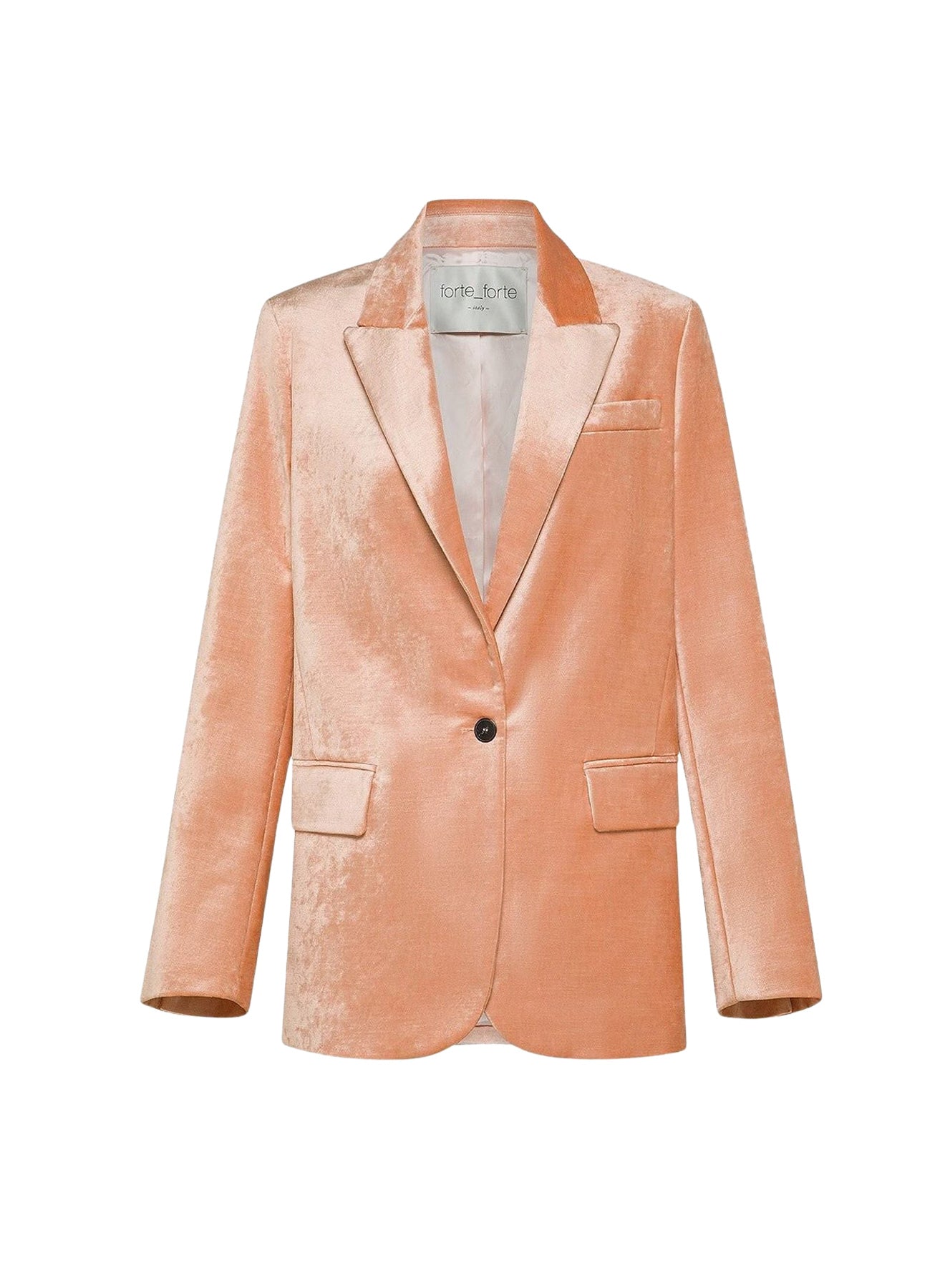 Veste en velours stretch - Peach