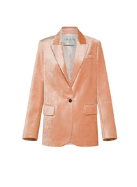 Veste en velours stretch - Peach
