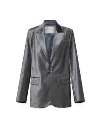 Veste en velours stretch - Stone