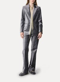 Veste en velours stretch - Stone