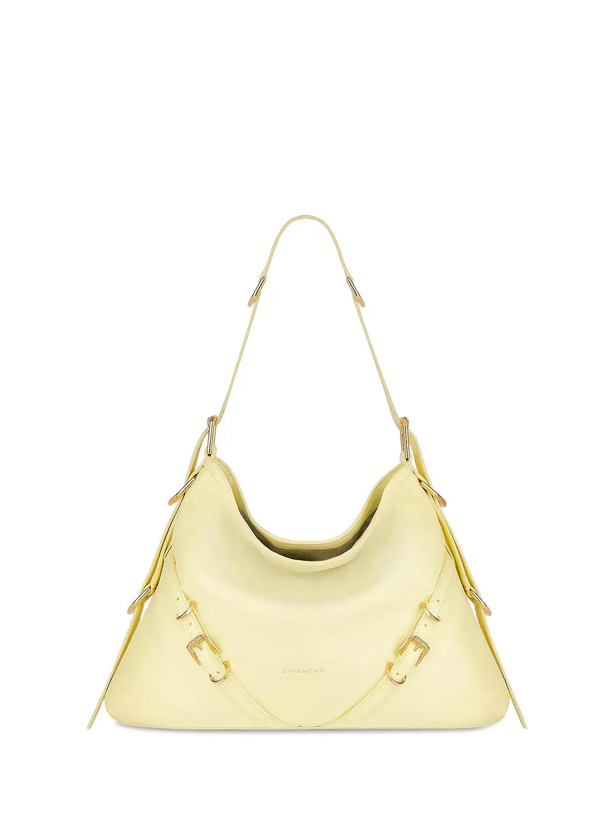 Sac Voyou médium en tweed - Soft Yellow