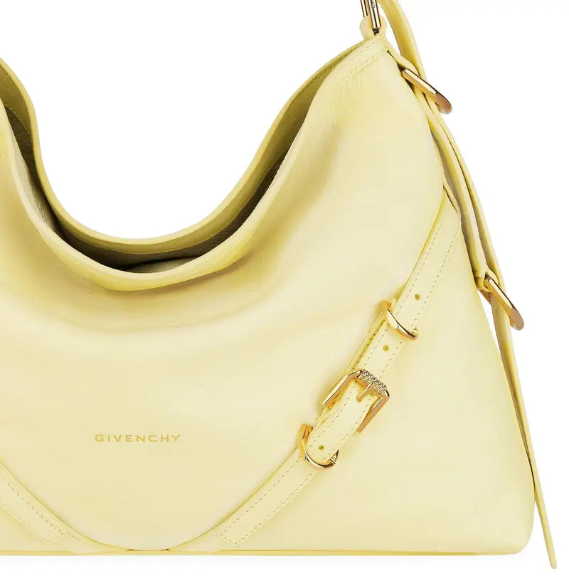 Sac Voyou médium en tweed - Soft Yellow