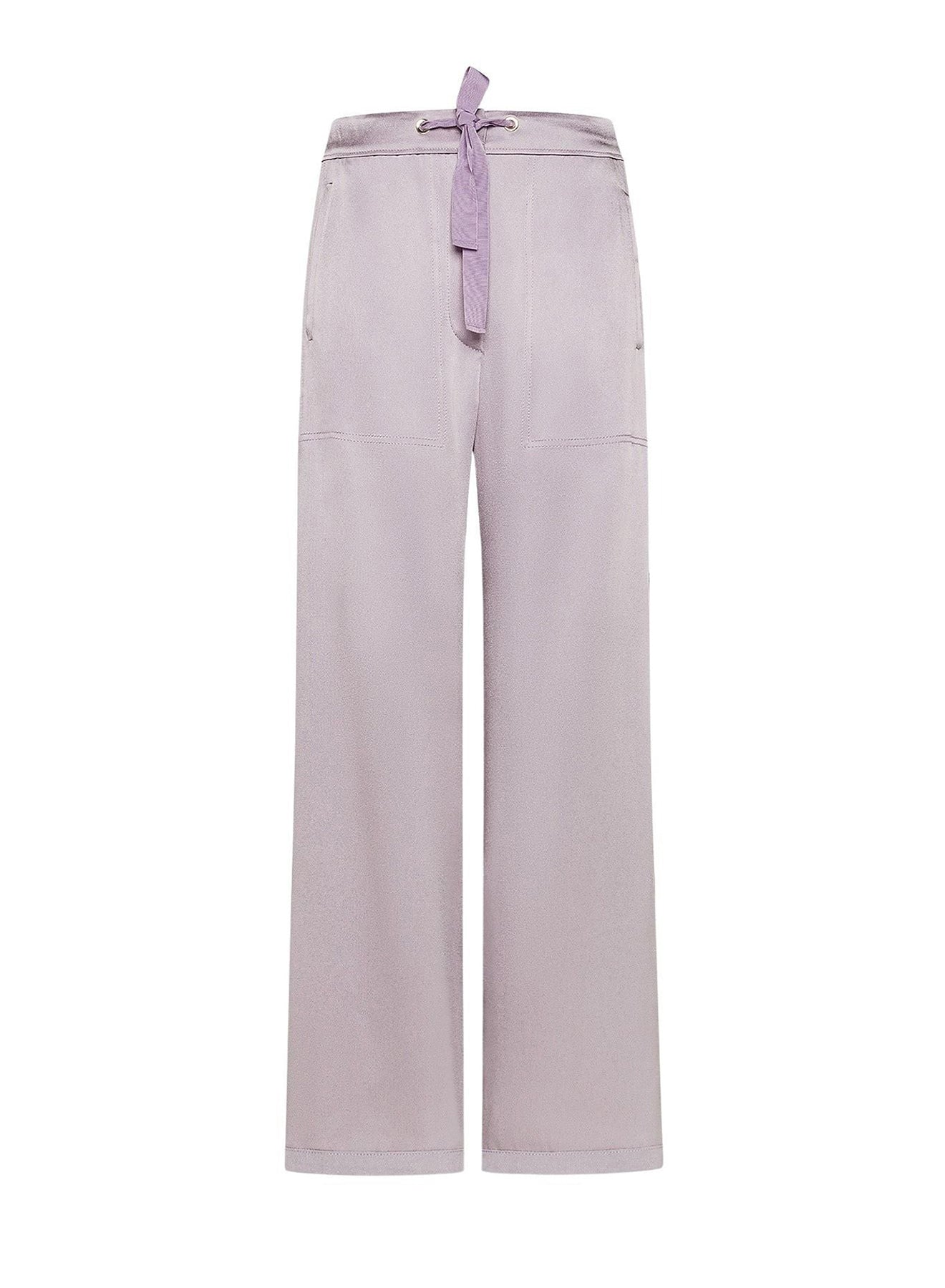 Pantalon cargo en satin - Lilla