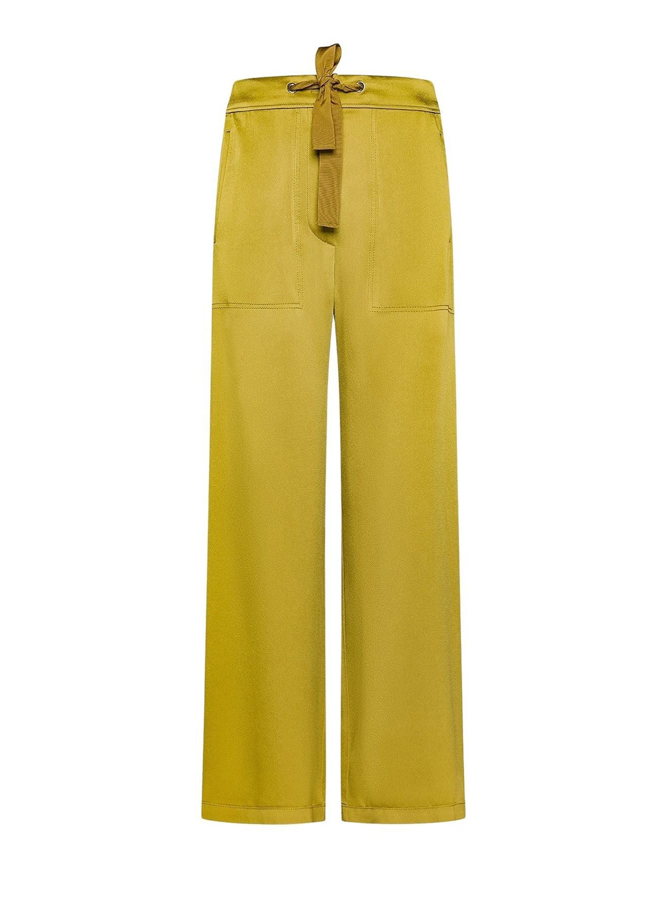 Pantalon cargo en satin - Khaki
