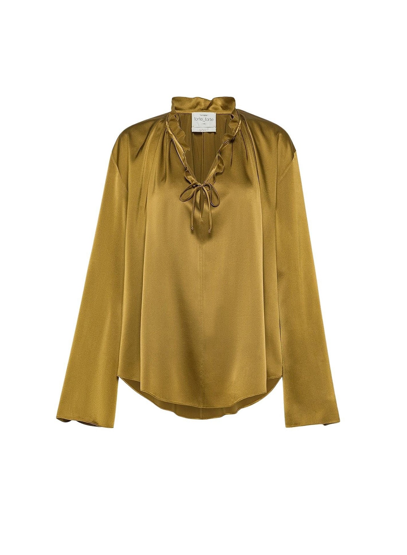 Chemise en soie - Khaki