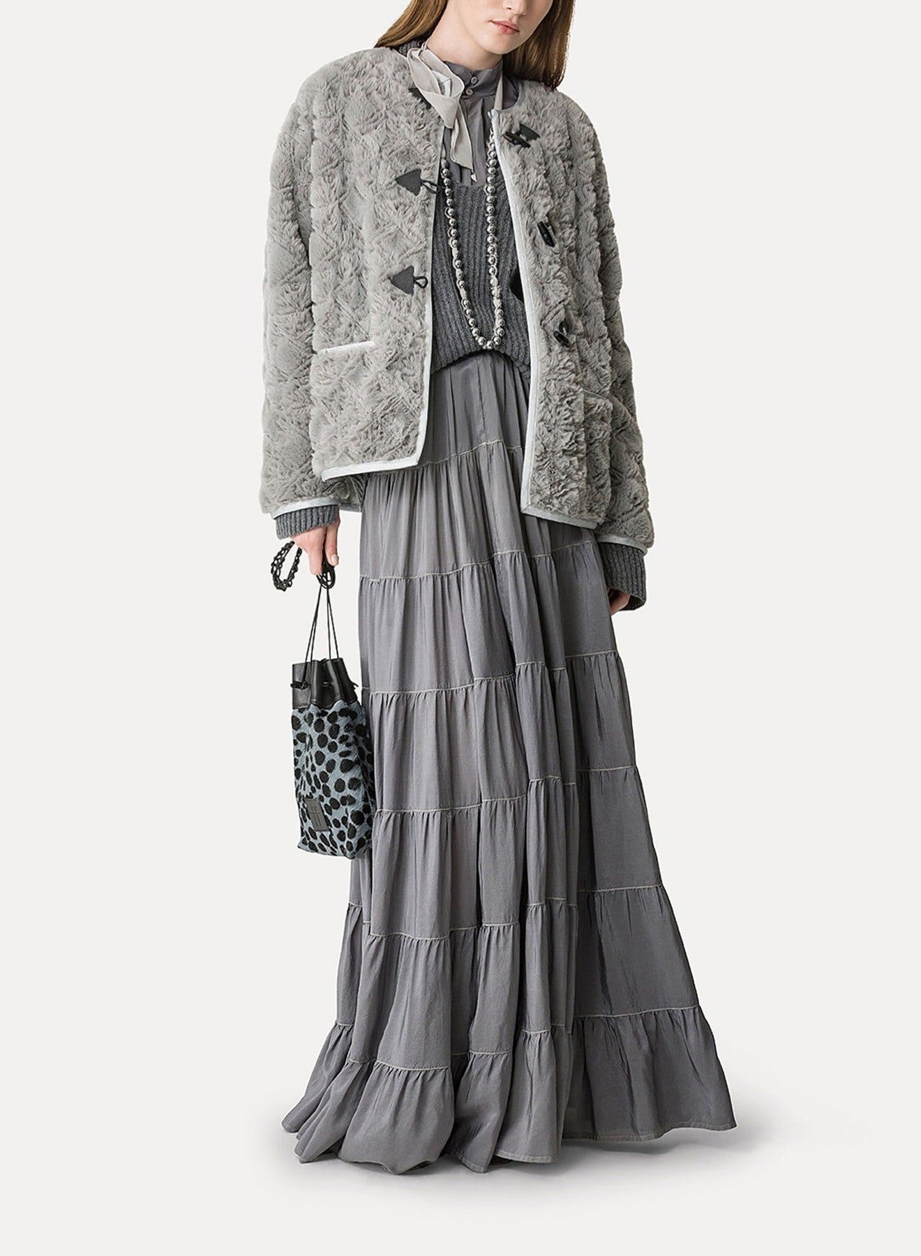 Chemise en soie - Stone