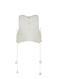 Gilet matelassé brodé Mémoires D’Enfance - Borotalco