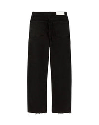 Jean droit taille haute Stove Pipe - Noir