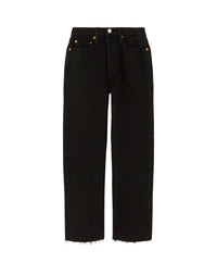 Jean droit taille haute Stove Pipe - Noir