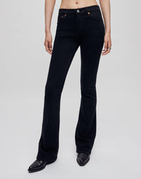 Jean mid-rise Baby bootcut - Noir