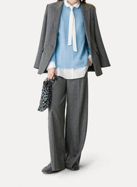 Chemise oversize et cravate - Bianco