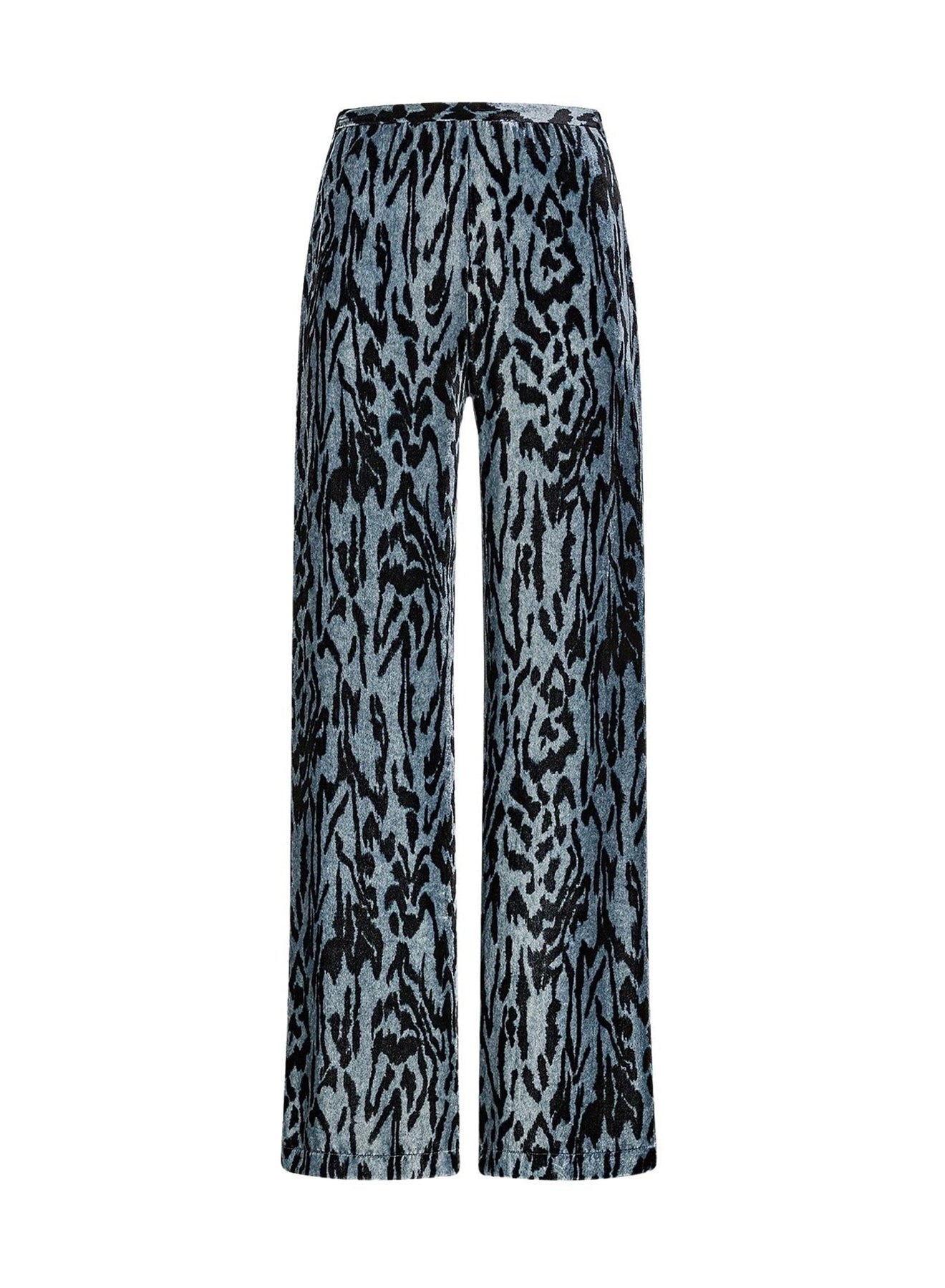 Pantalon en velours imprimé - Stone
