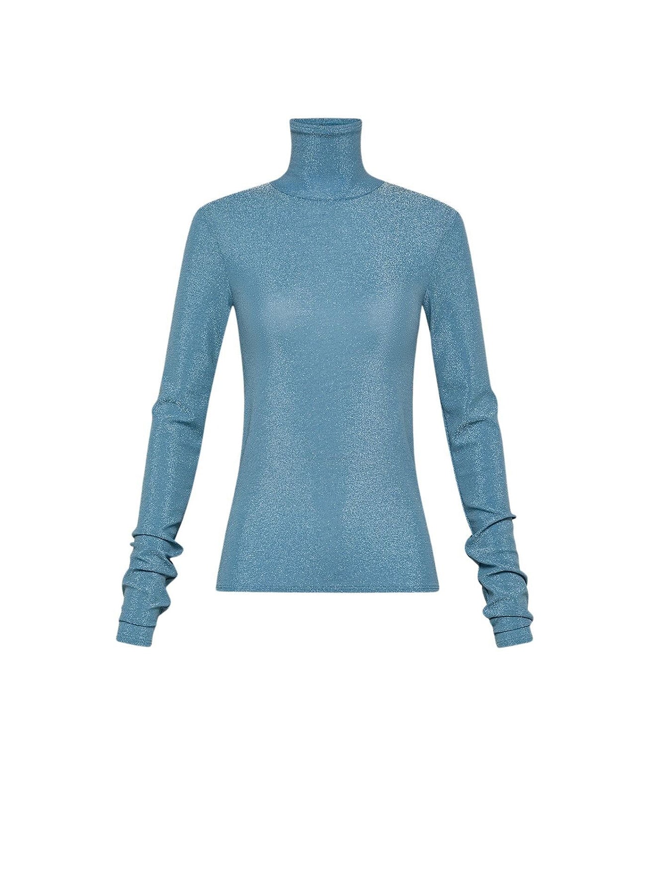 T-shirt à col roulé - Ciel