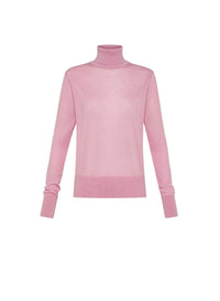 Pull à col roulé en laine - Camelia