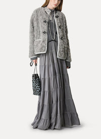 Pull en laine et cachemire - Grigio Melange