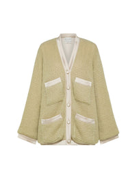 Cardigan Chanel en laine gaufrée - Lichene