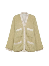Cardigan Chanel en laine gaufrée - Lichene
