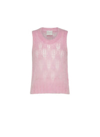 Gilet en dentelle de laine - Camelia