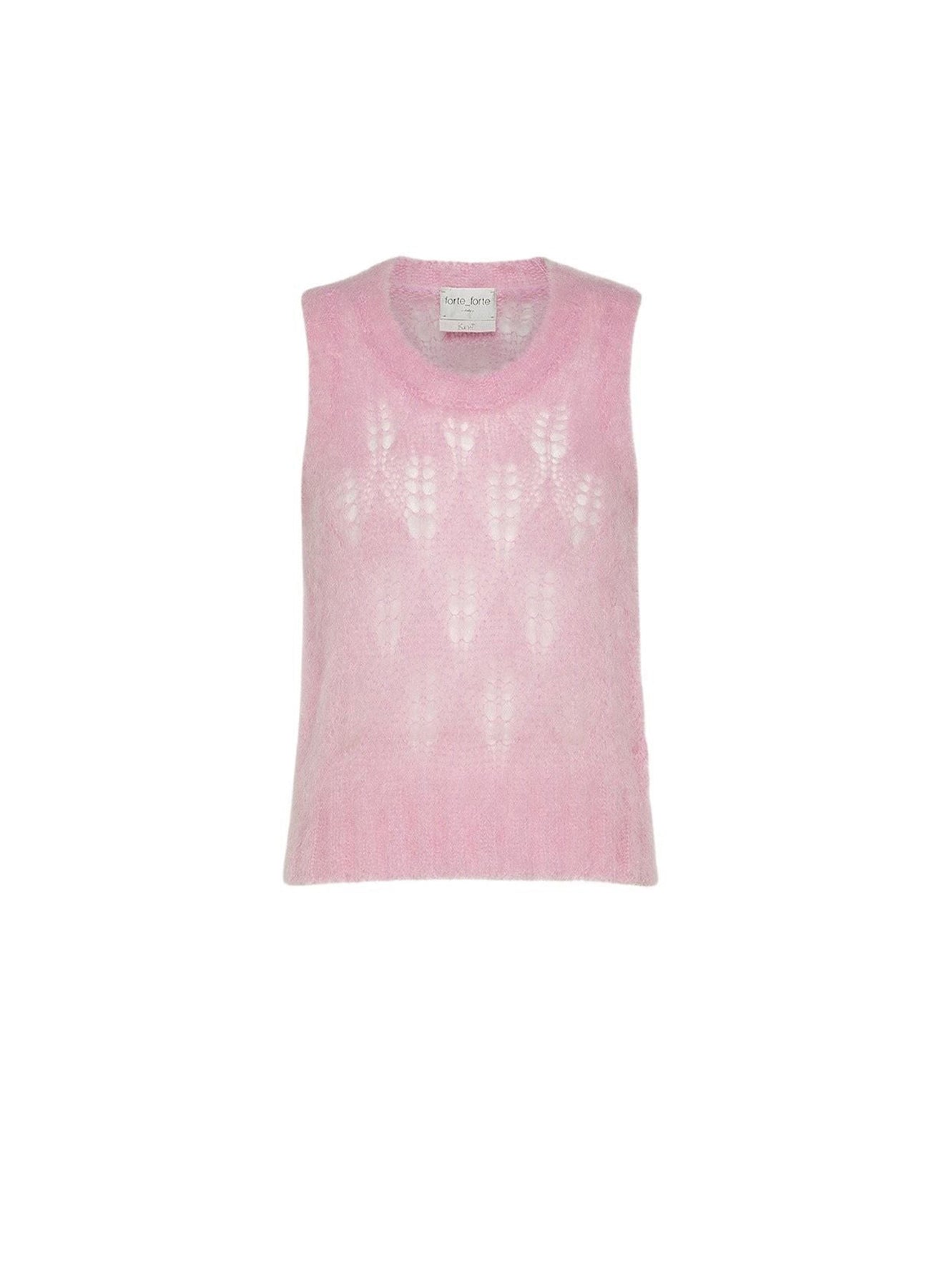 Gilet en dentelle de laine - Camelia