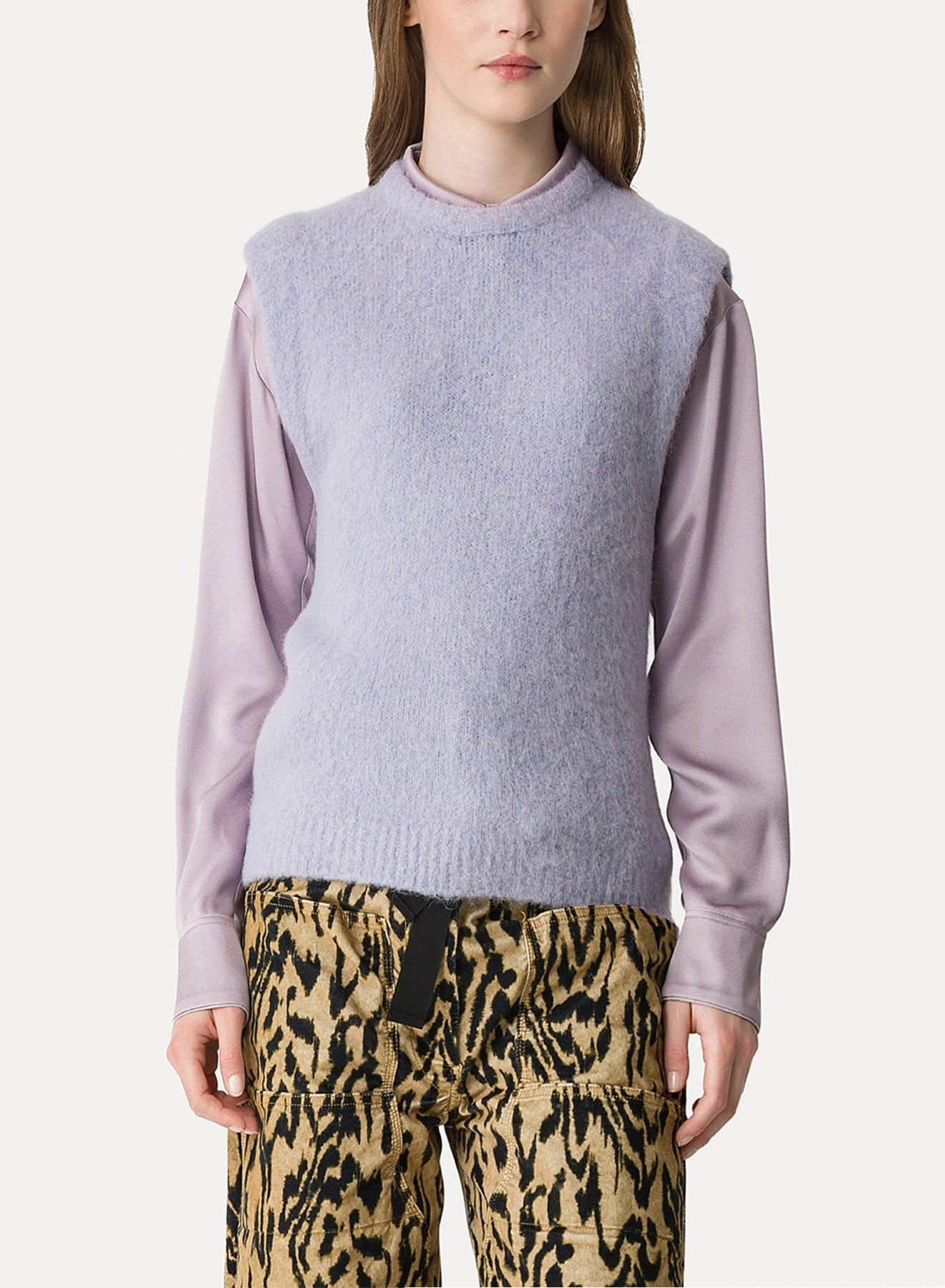 Gilet oversize en laine - Lilla