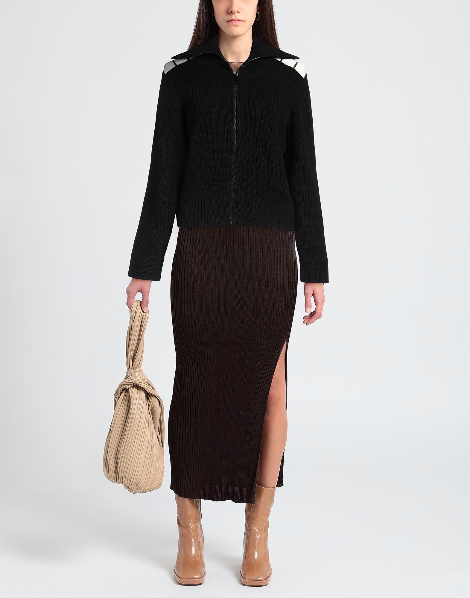 Cardigan Jessie en laine - Noir