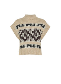Gilet Attica en laine - Honey