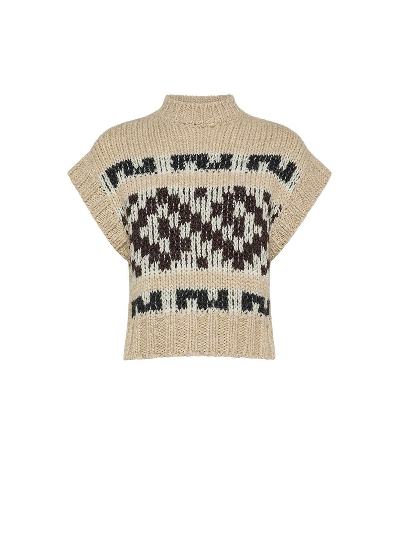 Gilet Attica en laine - Honey