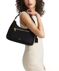 Sac à bandoulière Hobo Adelaide Voyageur - Black & Gunmetal