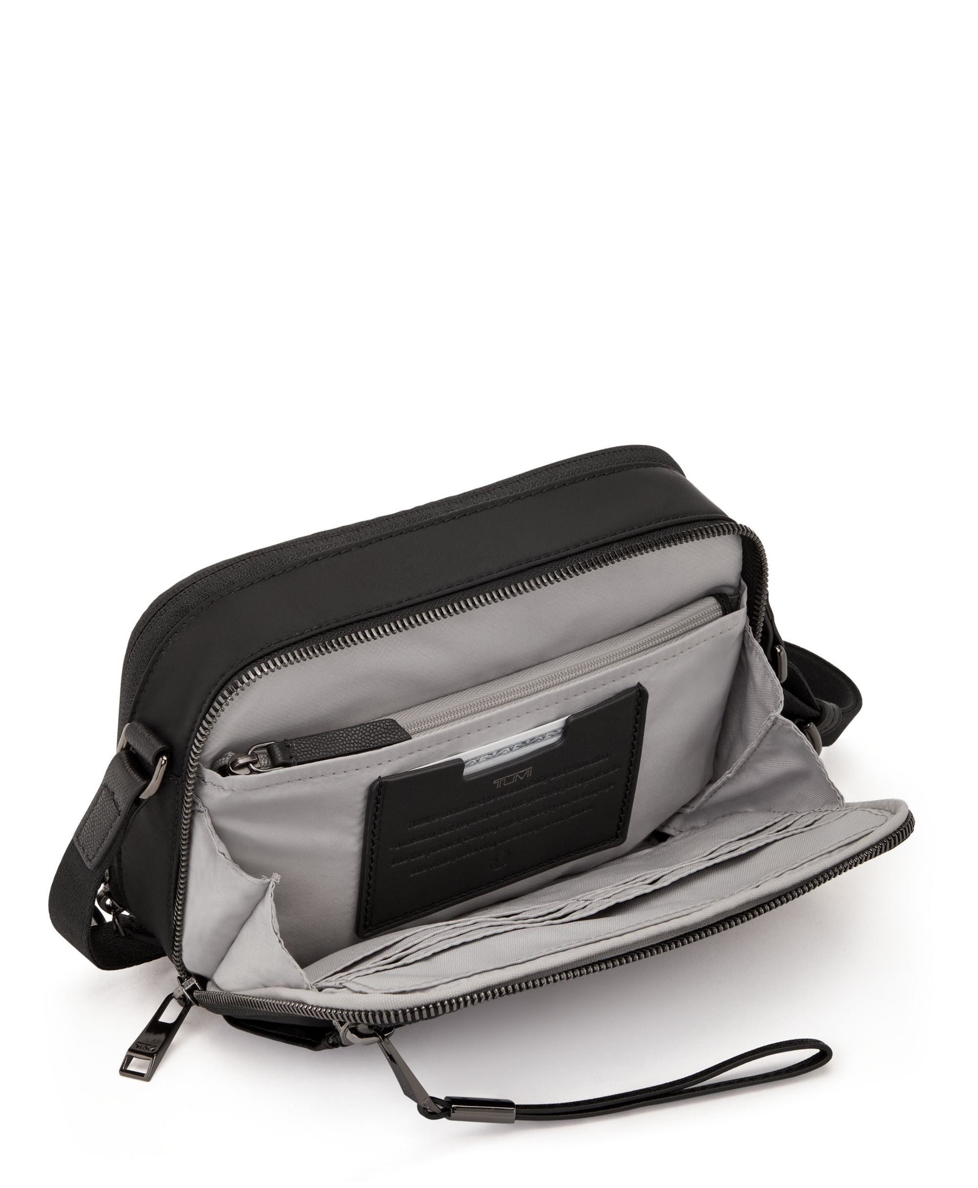 Sac à bandoulière Langley Voyageur - Black & Gunmetal