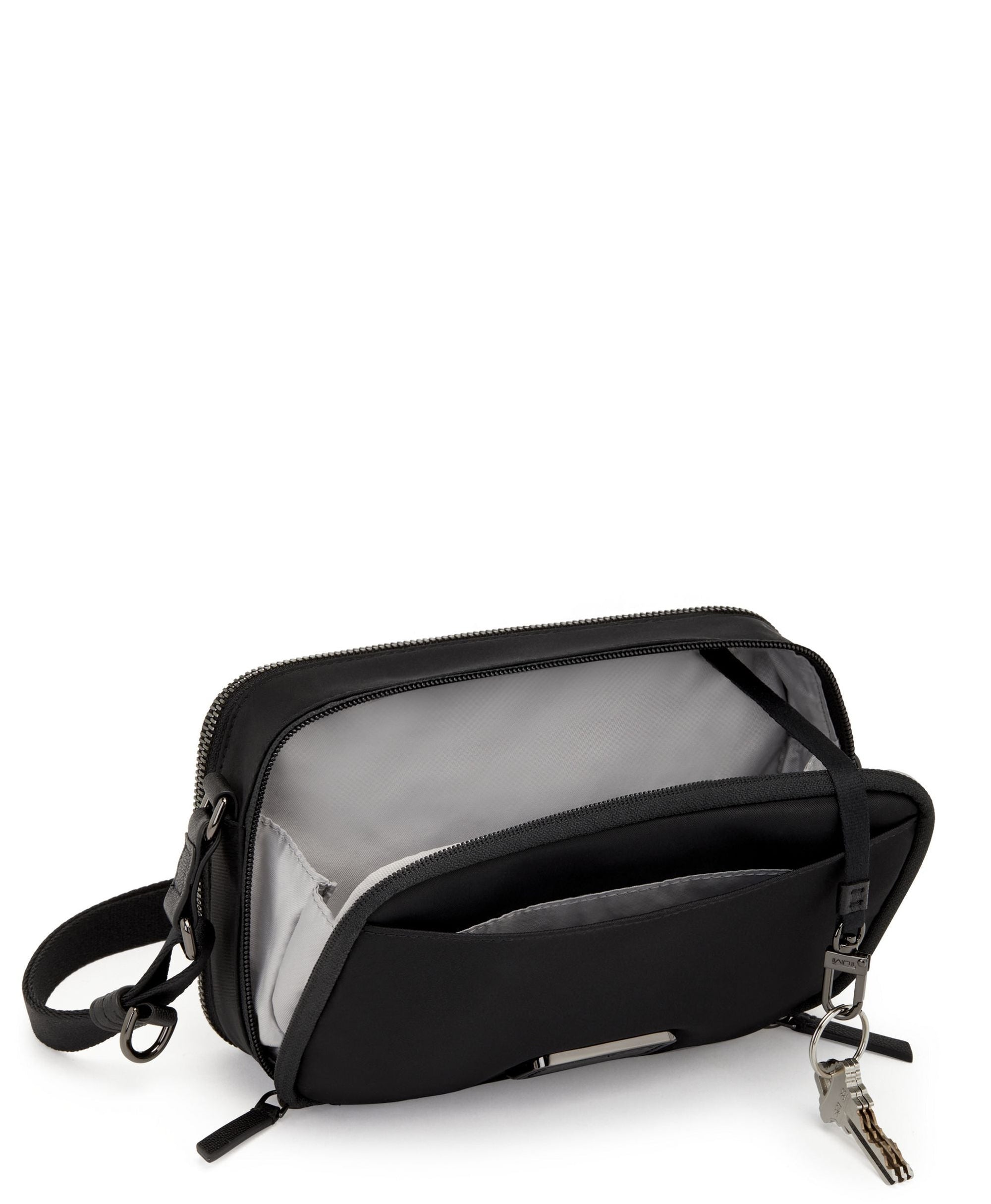 Sac à bandoulière Langley Voyageur - Black & Gunmetal