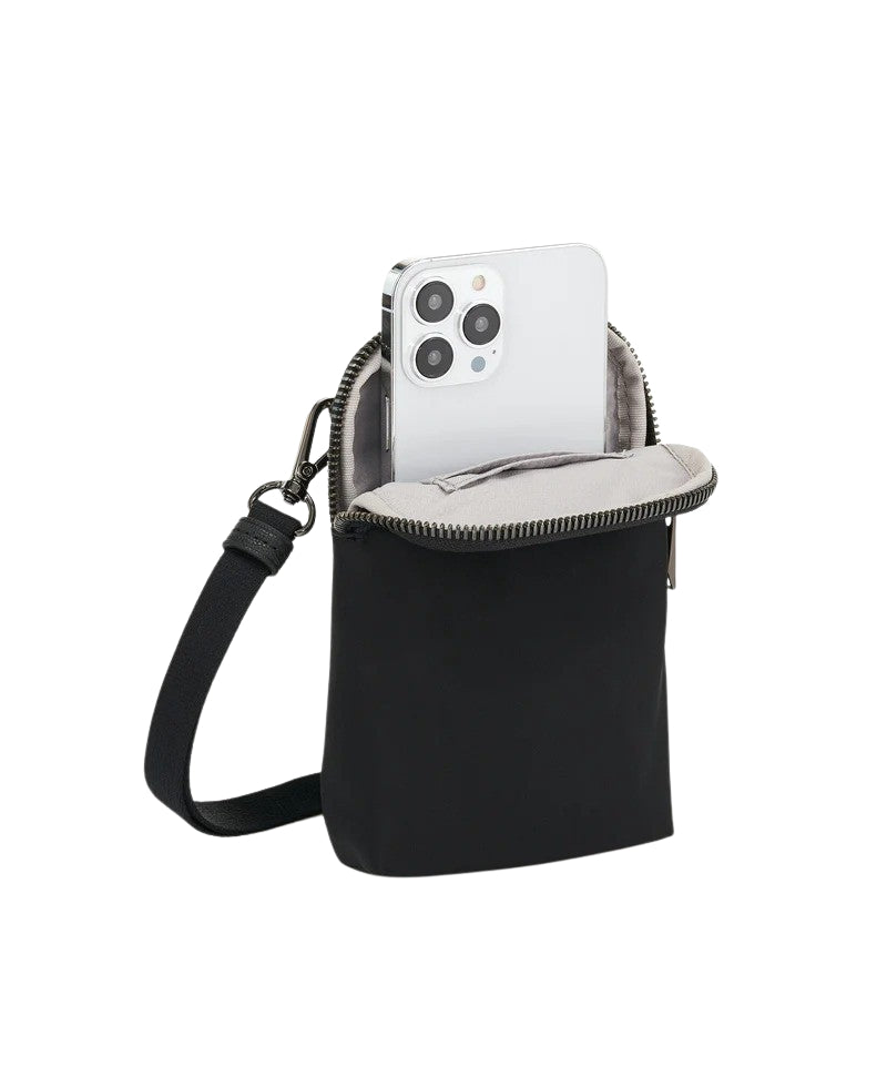 Sac à bandoulière Racine Voyageur - Black & Gunmetal