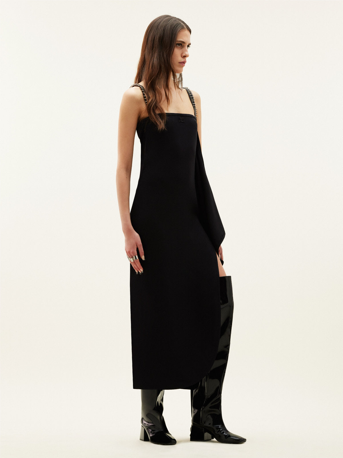 ROBE ROBE DRAPEAU LONGUE