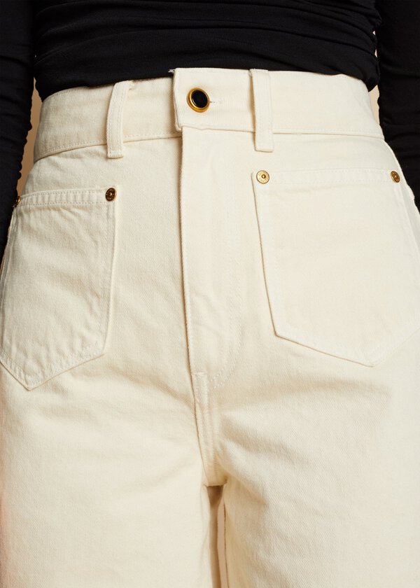 Aiden jeans - Ivory Rigid