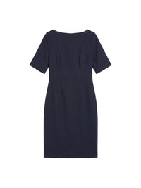 3/4-sleeved dress - Navy