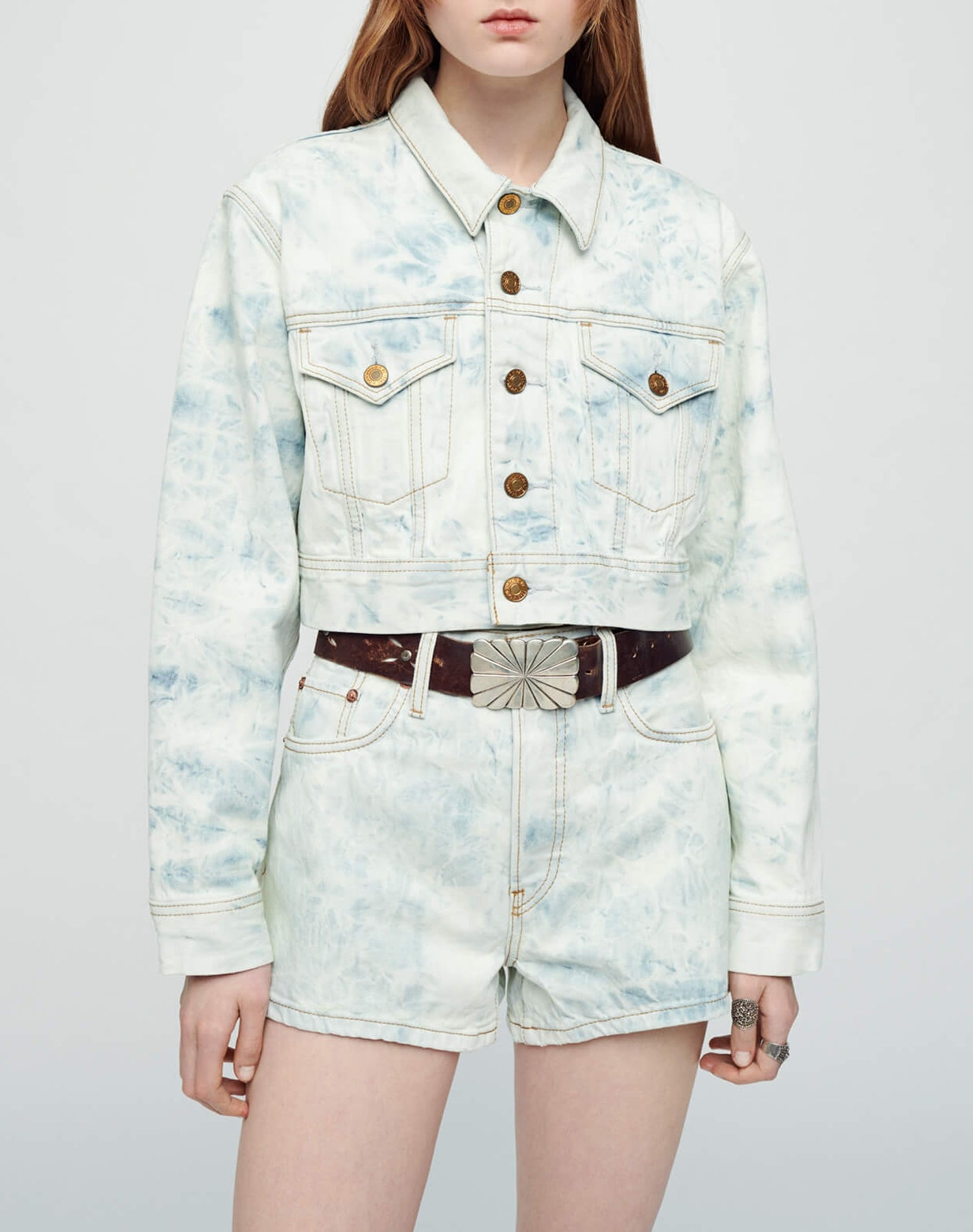 Veste courte en denim - Sunbleach