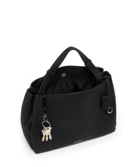 Sac à bandoulière Marylea Georgica en cuir - Black