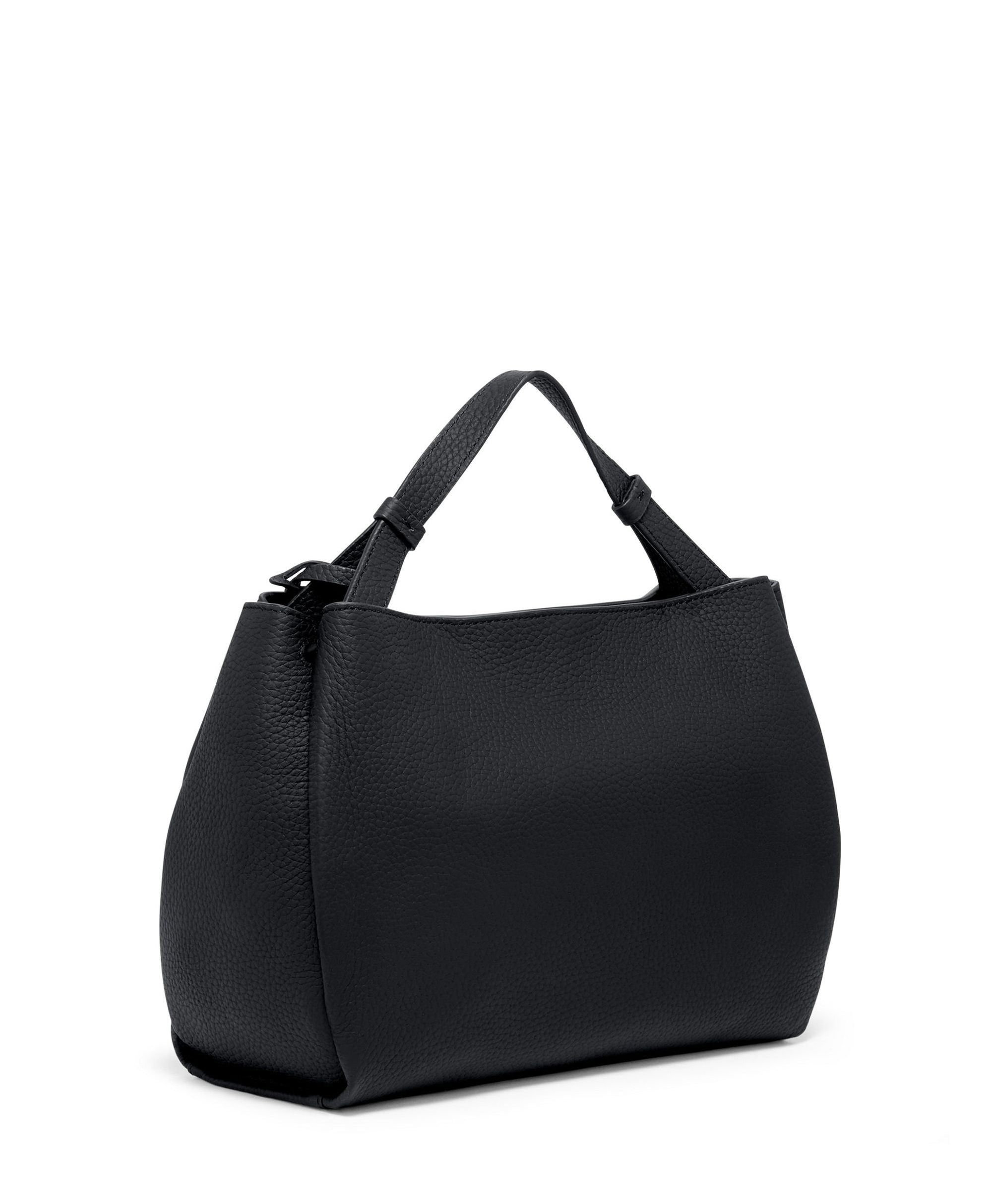 Sac à bandoulière Marylea Georgica en cuir - Black
