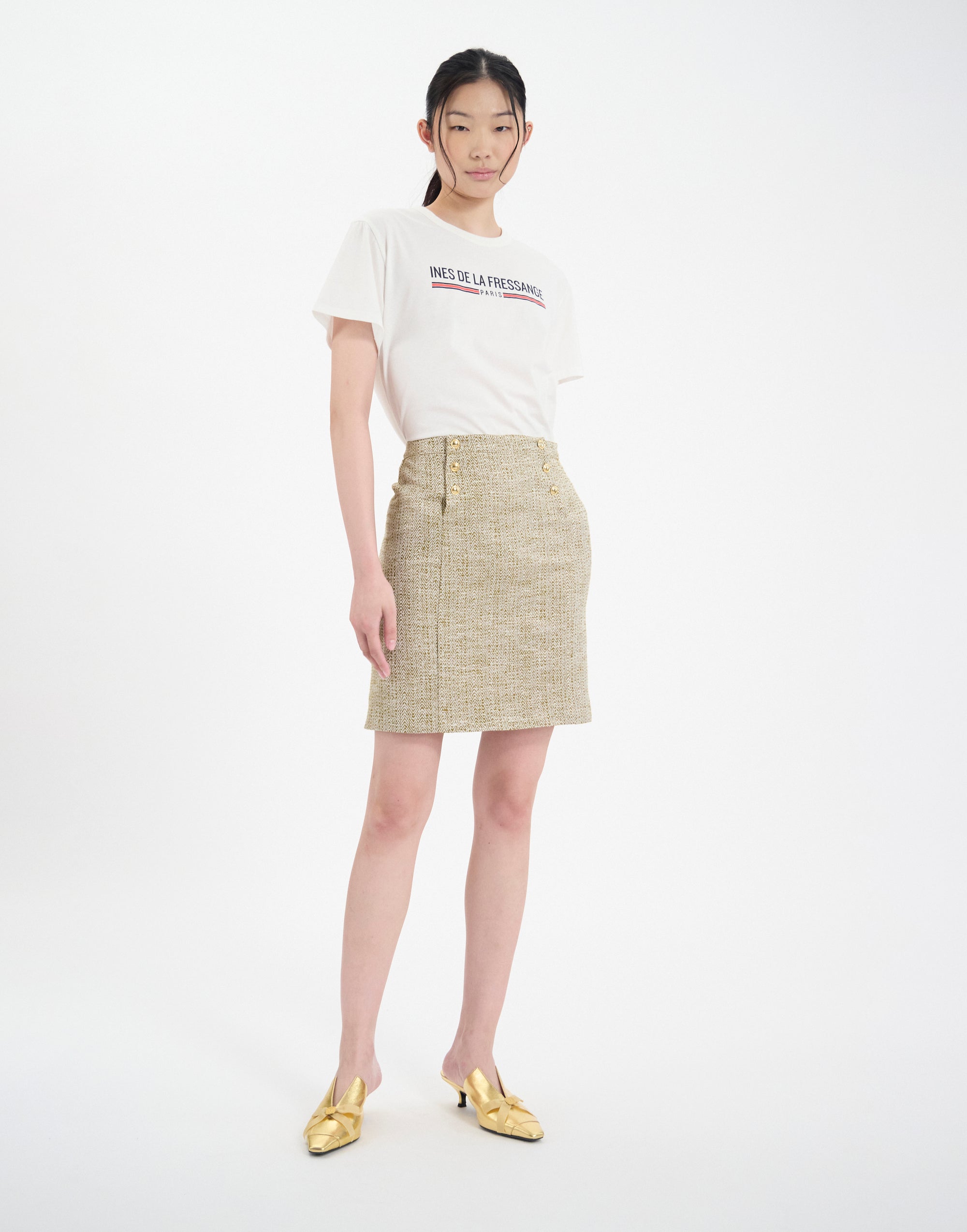 33qty NEW  / Jupe Edmonde -  Gold