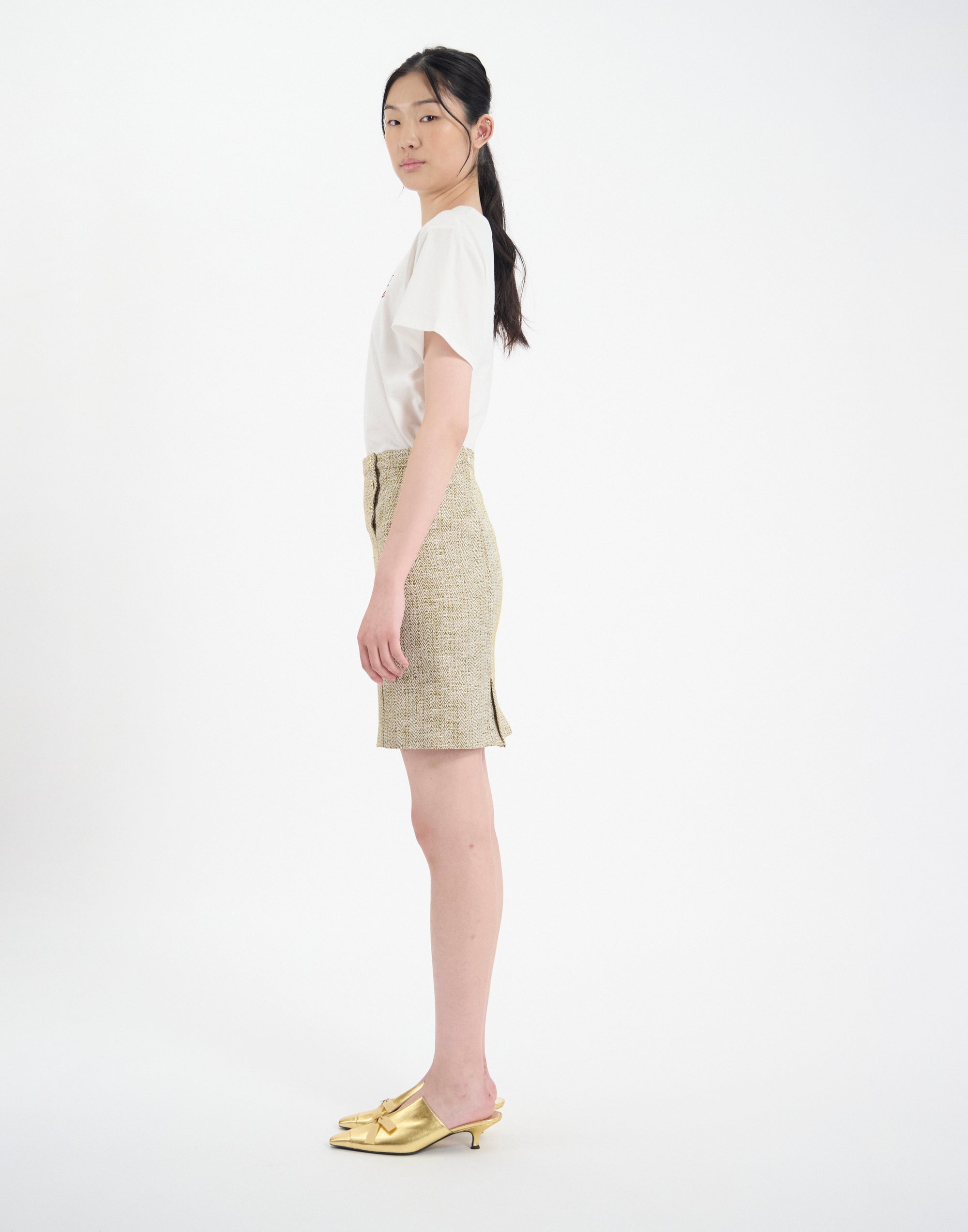 33qty NEW  / Jupe Edmonde -  Gold