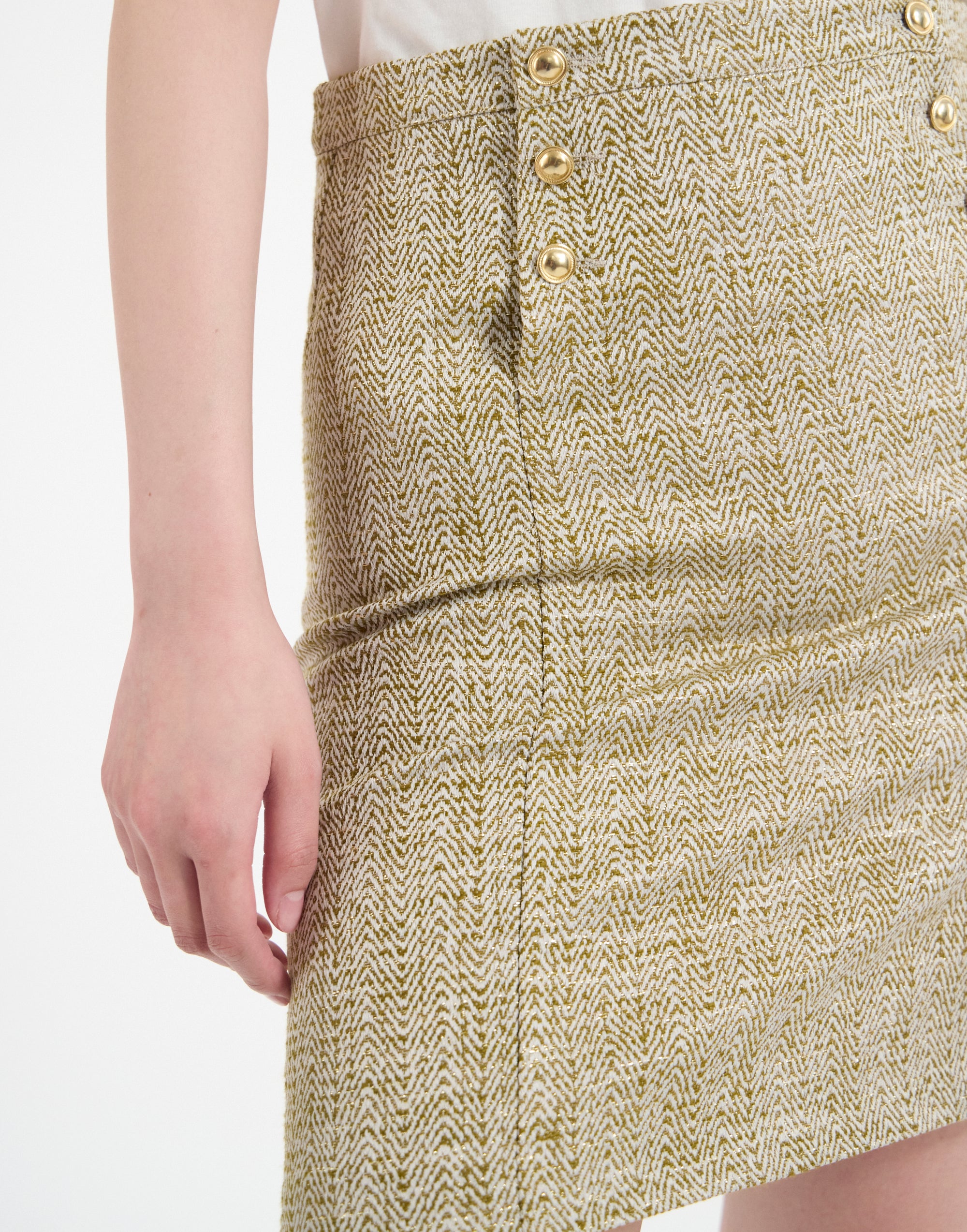 33qty NEW  / Jupe Edmonde -  Gold